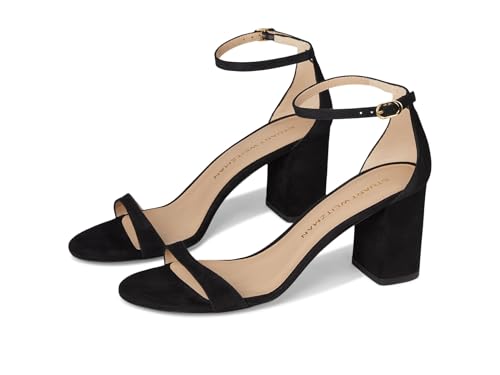 Stuart Weitzman Women's Nudist Block 75 Black 9 Medium