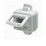 Gewiss GW27057 IP55 Box Electrical Box for Table Electric (122 mm, 85 mm, 164 mm)