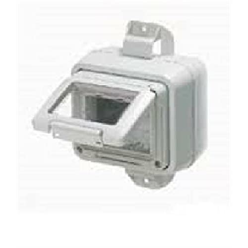 Gewiss GW27057 IP55 Box Electrical Box for Table Electric (122 mm, 85 mm, 164 mm), Grey