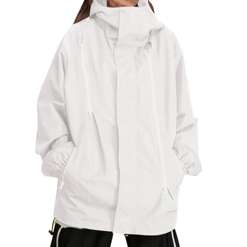 Chaqueta softshell mujer cortavientos impermeable y abrigo de lluvia ligero