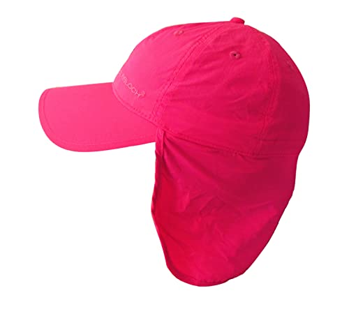 Casquette avec protection UV UPF 50+ fuchsia taille L enfant 51-55cm