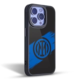 Head Case Designs Licenza Ufficiale Inter Milan Tratti di Pennello Grafici Cover in Gel Rinforzata [Protezione di Grado Militare] Compatibile con Apple iPhone 16 PRO Max