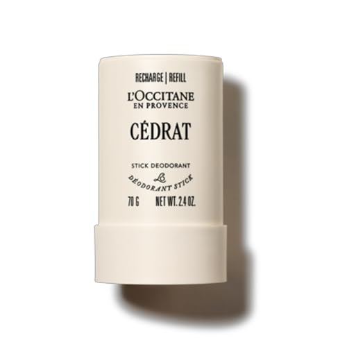 L'OCCITANE - Recarga Desodorante en barra Cèdre Encens (anteriormente Eau des Baux) - 70 g - Formulado sin alcohol y sin sales de aluminio - Fabricado en Francia