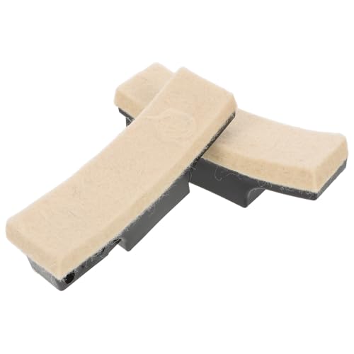 POPETPOP Pastillas de Freno de Lana para Bicicleta Estática 10 MM de Grosor 2 Piezas Repuesto Silencioso para Bicicletas de Fitness Accesorio Compatible para Mantenimiento Doméstico
