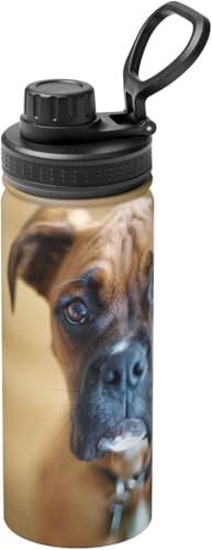 マグカップ コンビニカップ 真空断熱 ボクサー犬 子犬 ペット 犬 ステンレス製 二重構造 保温 保冷 車載カップ 携帯 直飲み530ml 男の子 女の子 おしゃれ 大人 子供 プレゼント