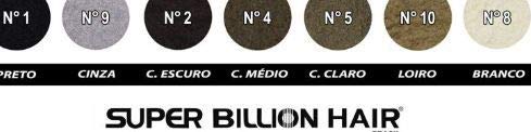 Super Billion Hair branco agrisalhar cabelo