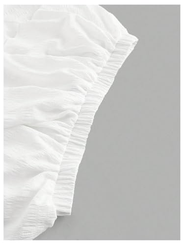 Women's Plus Size Y2k Ruffle Skirt Lolita Layered A Line Skirts Elastic Waist Flowy Summer Mini Skirt4