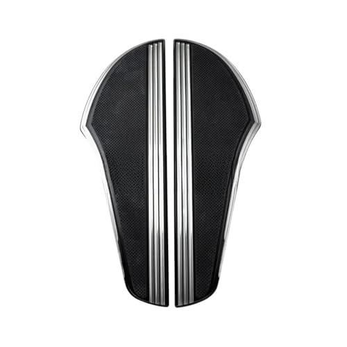 Repose-pieds moto pour Dyna, Softail et Touring - Pédales noires de cadre custom