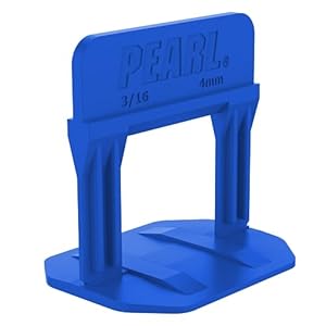 PEARL ABRASIVE CO. Leveling System Bag of 250m, Blue, 3/16″