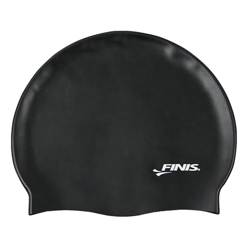 FINIS Silicone Swim Cap (Black)