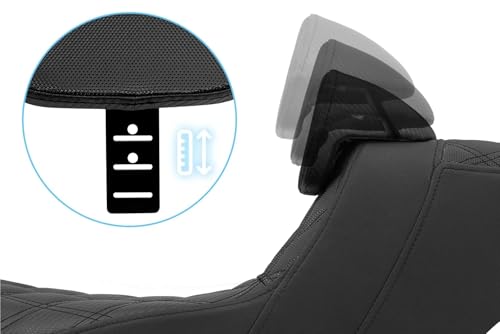 Asiento de motocicleta delantero trasero doble para modelos de calle 2009-2023 6