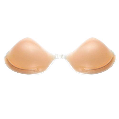 Preisvergleich Produktbild Onefeart Kieselgel Nahtlos Klebende BHS für Frauen Schulterriemen oder Trägerlos Doppelzweck Silikon Gel Bra für Hochzeitskleid Größe CD Teint