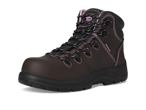 Image of Avenger Work Boots Framer CT for Women - Leather Upper - Textile Lining - PU Insole - Lenzi Plate Brown 4 D - Wide