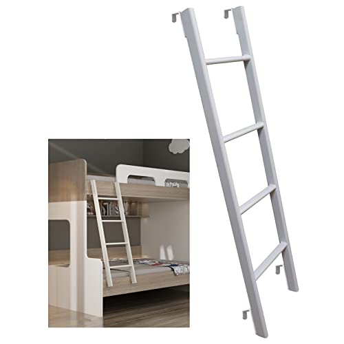 Escalera ergonómica de metal portátil de repuesto para literas (45 pulgadas 59 pulgadas), accesorio de ahorro de espacio, ideal para caravanas y soluciones de vida compactas