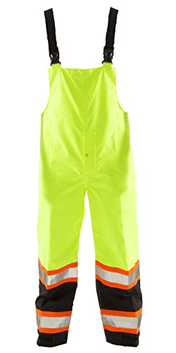Image of Tingley Icon O24122C Overalls, 4X, High Visibility Fluorescent Yellow-Green