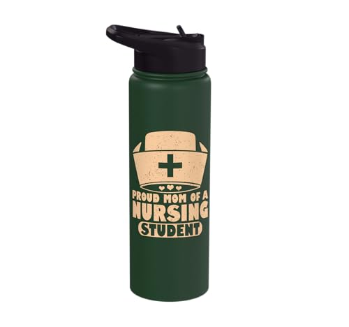 Proud Mom of a Nursing Student Stainless Steel Insulated Water Bottle
