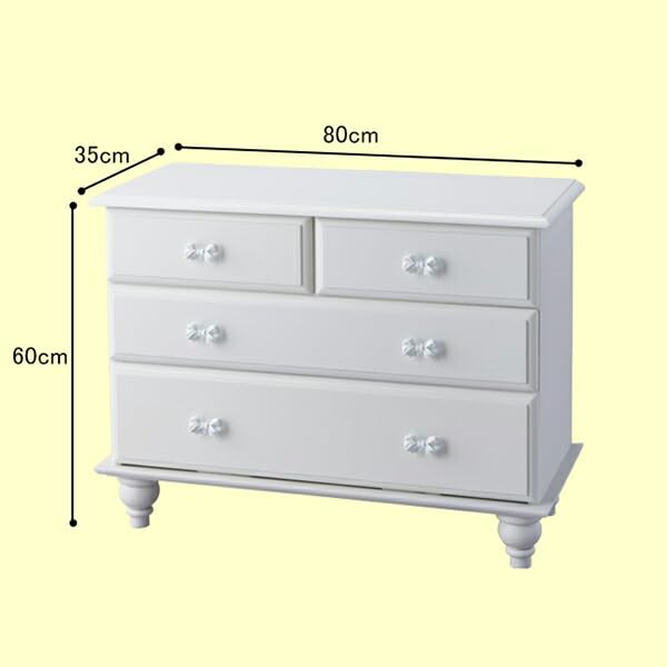 Amazon｜ロマンティックプリンセス チェスト(ワイド)/Rublanc