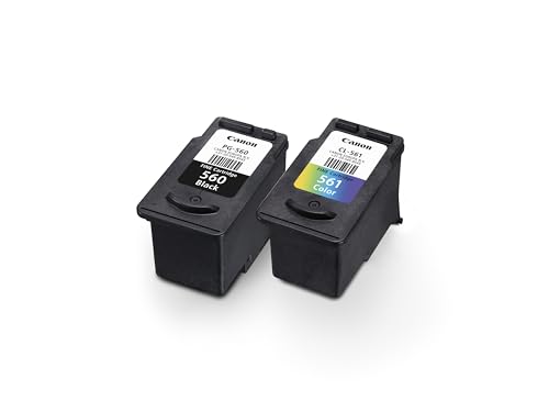 Canon PG-560 Schwarz & CL-561 Farbe – 2 Original Tintenpatronen im Set, kompatibel mit PIXMA Druckern, hohe Druckqualität & Zuverlässigkeit