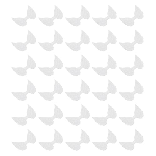PATIKIL 30Pcs Ailes d'ange pour Artisanat, Mini Ailes d'ange Pailletées Ornements Ailes en Tissu...
