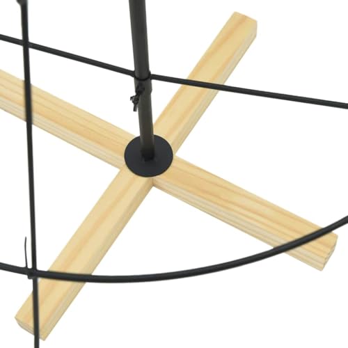 Árbol cono de Navidad de 154 cm GeenYuu de acero para oficina y salón 8