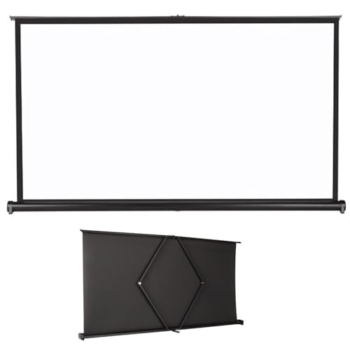 Pantalla portátil retráctil de proyector de escritorio 30in 16:9