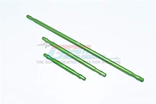 Arrma 1/5 KRATON 8S BLX Monster Truck Upgrade Parts Aluminum Front & Center & Rear Support Brace Bar - 3Pc Green Arrma 1/5 KRATON 8S BLX Monster Truck Upgrade Parts Aluminum Front & Center & Rear Support Brace Bar - 3Pc Green