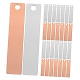 CLISPEED 30paare Kupferplatten Und Metallstreifen Für Galvanik-experimente Kupfer-metall-streifen Anode Für Elektrolyse Wiederverwendbare Streifen Für Wissenschaftliche Projekte