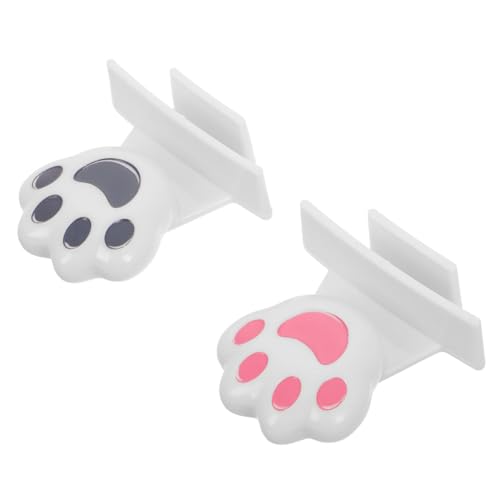 KICHOUSE 2 Pack Toilet Lid Lifter Handle for Easy Open Lifter Toilet Seat Bathroom Accessory