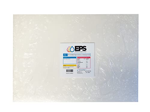 A3 EPS Edible Wafer Paper (Rice Paper) - 25 Sheets per Pack - for Edible Printing & Cake Decorations