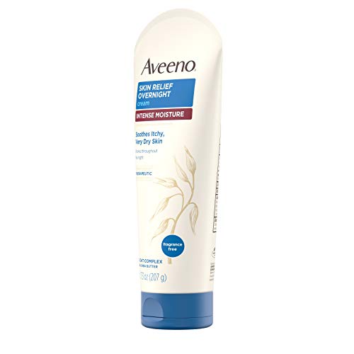Aveeno Skin Relief Overnight Intense Moisture Cream with Triple Oat Complex & Natural Shea Butter, Therapeutic Dimethicone Skin Protectant for Dry Itchy Skin Relief, Fragrance- & Steroid-Free, 7.3 oz - image 9