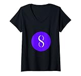 Womens singularitynet Logo | The singularitynet Crypto and agi Cryp V-Neck T-Shirt