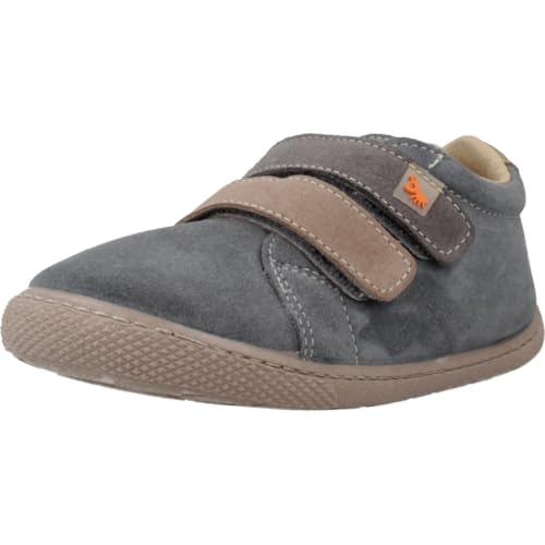 Zapatillas Vulladi 6193 C04 Azul Ocean de piel flexible con suela plana drop cero