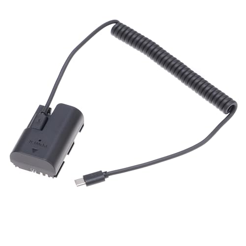 Fotga Coiled USB-C Type-C Power Adapter Cable + Decoded...