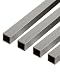 Produktbild Alberts 497859 Vierkantrohr | Aluminium, natur | 1000 x 20 x 20 mm | 4er Set