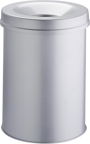 Durable 330610 Corbeille à papier Anti-éraflure + Métal 30L Gris