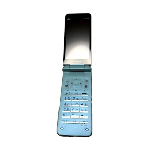 Amazon | au GRATINA KYF42 ライトブルー 4G ガラケー グラティーナ