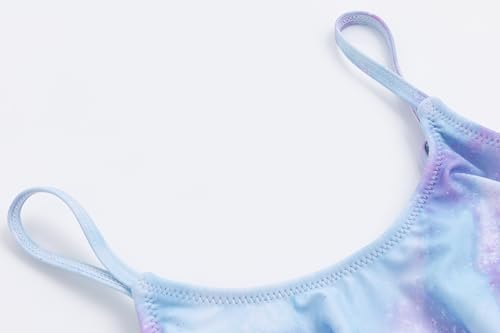 LIZENS Cute Bikini Swimwear Spaghetti Strap Tie Dye 2 Piece Swimsuits for Girls3