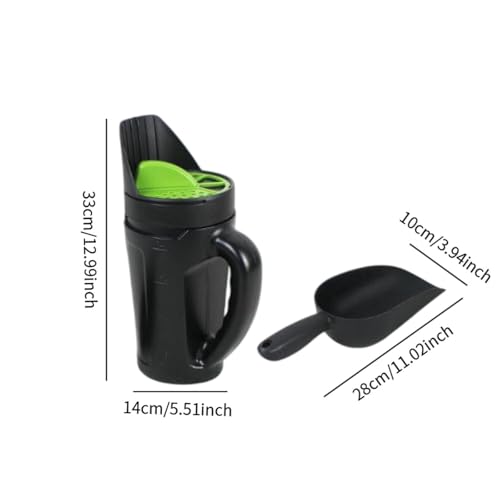 Hand Spreader Shaker con pala para jardinería miniatura 2