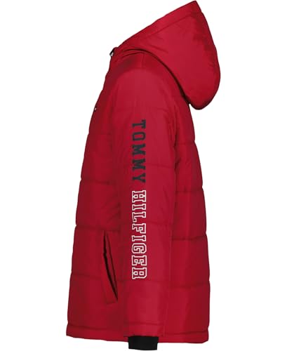 Tommy Hilfiger Boys' Heavyweight Hooded Puffer Jacket with Polar Fleece Lining2