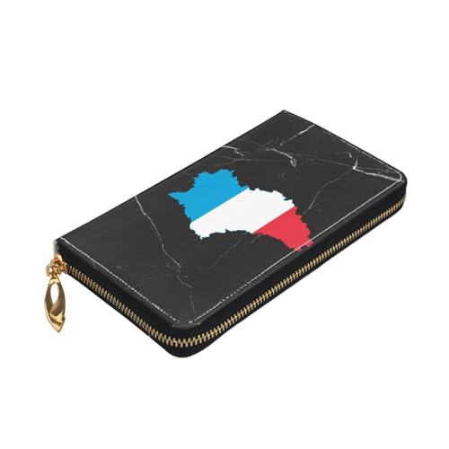 Flag Map of Luxembourg Wallet Card Bag4