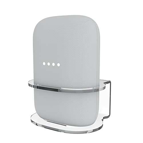 Support mural premium pour Google Nest Audio robuste et transparent