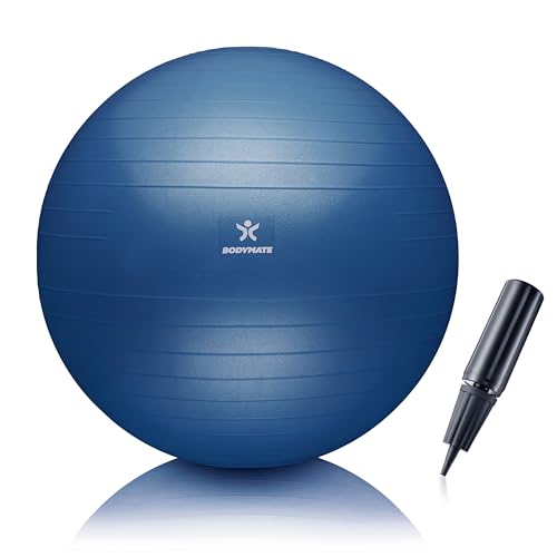 BODYMATE Gymnastikball Sitzball Trainingsball mit GRATIS E-Book inkl....