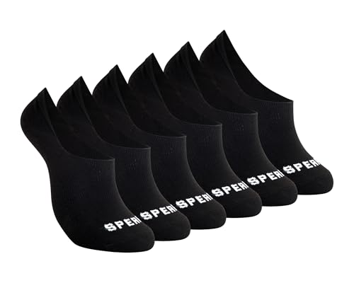 Sperry Men's 6-Pack Arch Hugger No Show Socks, Non-Slip Loafer Socks for Boat Shoes, Low Cut Invisible Liners with Heel Grip4