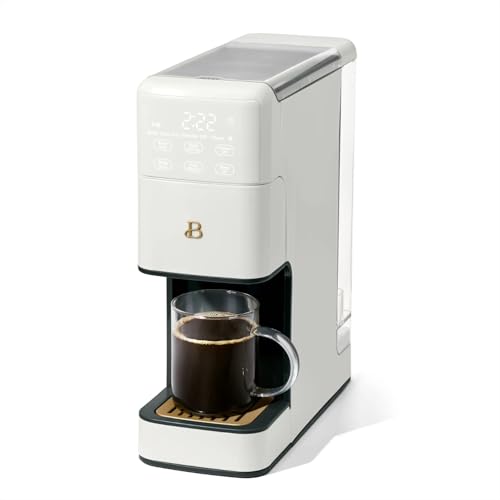 Beautiful Perfect Grind Programmable Single Serve Coffee Maker with Touch-activated Display