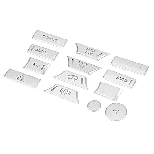 Image of Air Conditioner Trim, 13pcs Car Air Conditioner Button Patch Trim Fit for Land Rover Range Rover Sport 2014-2017