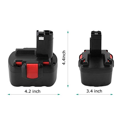 2X Venghts vervanging voor Bosch BAT038 14.4 V 2.0 Ah/2000 mAh Accu voor Bosch BAT038 BAT140 BAT159 BAT040 BAT041 accu… - Afbeelding 8