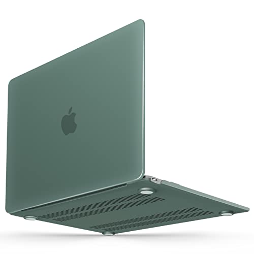 IBENZER Compatible with MacBook 12 Inch Case, Hard Shell Case Cover for Mac 12’’ with Retina Display Model A1534 2020 2019 2018 2017 2016 2015, Midnight Green, MM12MTGN