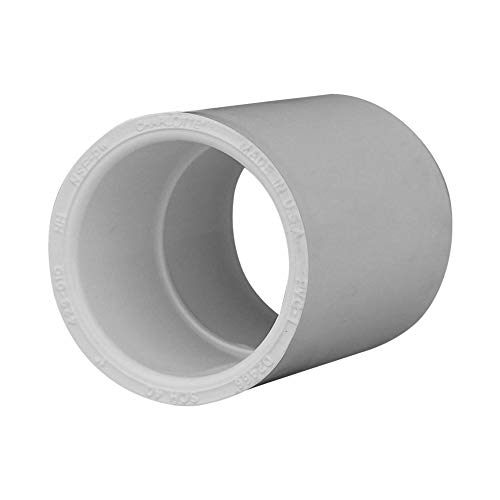 Charlotte Pipe PVC 02100C 1000HA PAK 1 Sch 40 Coupling Sxs Contractor Pack Pressure cover