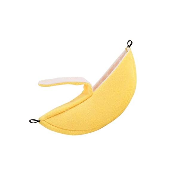 Banana hamster hammock soft bed small pet house animals hamster hanging house cage nest for guinea pig rat chinchilla hedgehog rat small bird pet - image 9