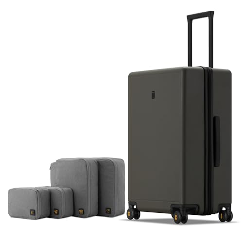 LEVEL8 Koffer Trolley Handgepäck mit Organizer Set 4-teilig, Leicht 100{cf1e9d2b759ded959f3886c8647e8288327bcd9b731144c932303ce48aa2ed0f} PC TSA Zahlenschloss 8 Spinner Rollen Hartschalen Reisekoffer Rollkoffer Elegance Matte Design 24 Zoll (66CM,65L,Oliv Grün) LEVEL8 Koffer Trolley Handgepäck mit Organizer Set 4-teilig, Leicht 100{cf1e9d2b759ded959f3886c8647e8288327bcd9b731144c932303ce48aa2ed0f} PC TSA Zahlenschloss 8 Spinner Rollen Hartschalen Reisekoffer Rollkoffer Elegance Matte Design 24 Zoll (66CM,65L,Oliv Grün)